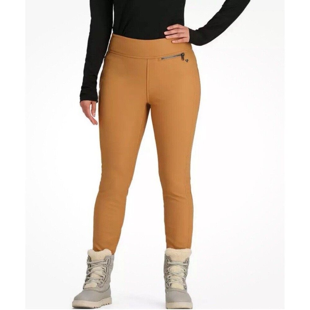 Women’s Obermeyer Womens Size 6 Jinks ITB Softshell Ski Pant Brown Sugar Stirrup
